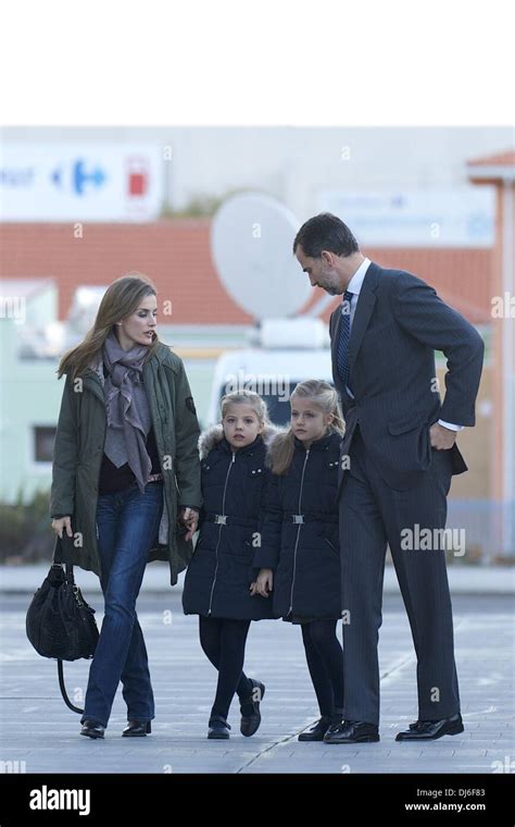 Madrid Spain 22nd Nov 2013 Prince Felipe Of Spain Princess Letizia