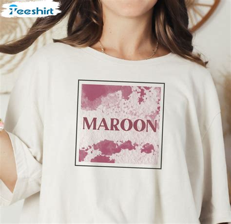 Maroon Taylor Swift Shirt, Midnights Swiftie Short Sleeve Crewneck