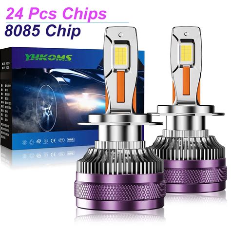 Yhkoms Faro Led Para Coche L Mpara Antiniebla De Tubos De Cobre H H