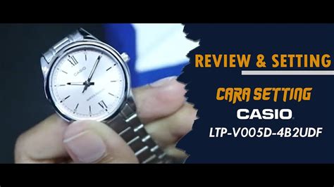 Cara Setting Jam Tangan Casio Ltp V D B Udf Ltp V D B Udf