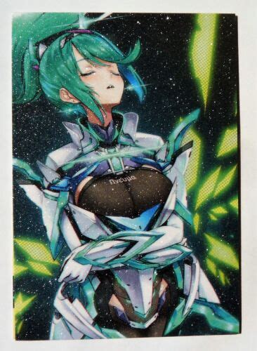 CARTE SEXY GIRL WAIFU BEAUTY MANGA GAME MINT Xenoblade Chronicles