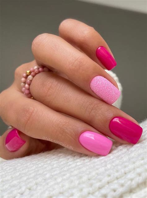 Best 18 Bright Pink Nails You Must Try This Year