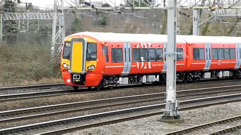 Rare New Gatwick Express Class 387 2 On Wcml Youtube