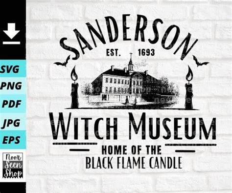 Sanderson Witch Museum Svg Sanderson Museum Halloween Witch - Etsy