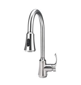 Stainless Steel Pull-Down Kitchen Faucet – H1 Designs