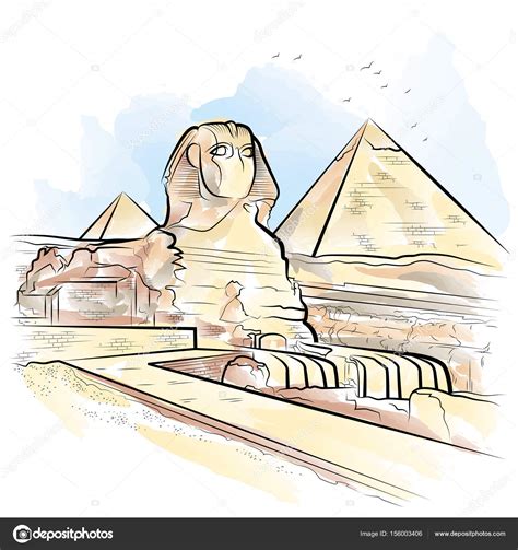 Sphinx Egypt Drawing at GetDrawings | Free download