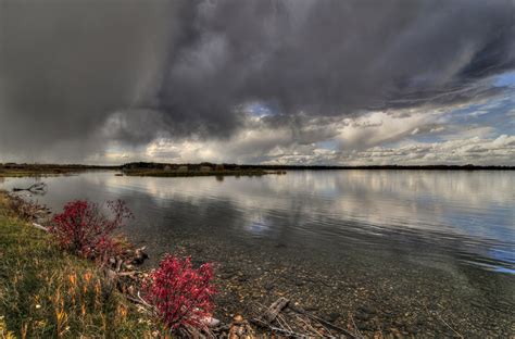 Wallpaper Sunlight Landscape Sea Lake Water Shore Reflection