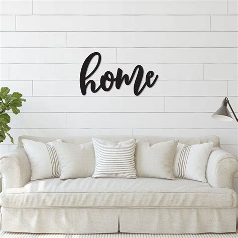 Home Word Wood Cutout Entry Decor Gallery Wall Decor Wall Signs Decor