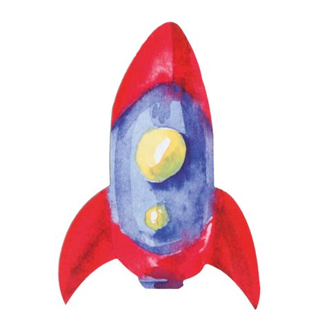 ROCKET WOODEN PRINT - Pergamos