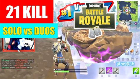 Clean Edits 21 Kill Win Solo Vs Duos Fortnite Battle Royale Youtube