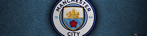 Manchester City football club logo 4K wallpaper download