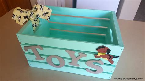 DIY Dog Toy Box - Dog Mom Days