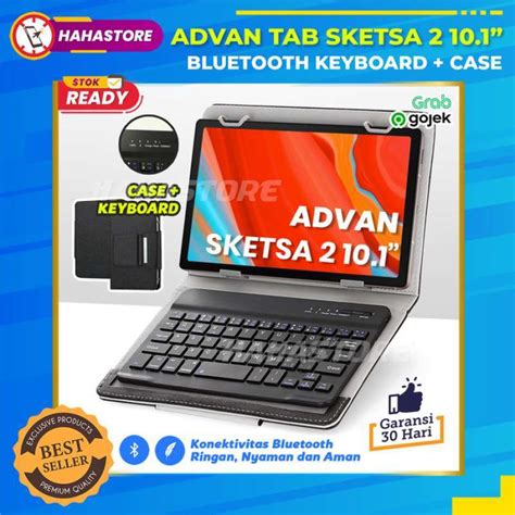 Jual Advan Tab Sketsa 2 10 1 Inch Bluetooth Keyboard Flip Case Book