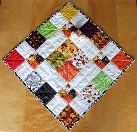 Disappearing Patch Table Topper Quilt Tutorial Quilted Table