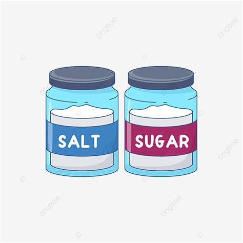 Sugar Jar Clipart Hd Png Jar Of Salt And Sugar Vector Illustration