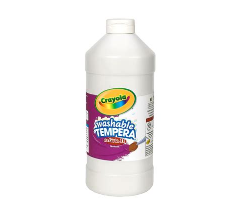 Crayola Washable Tempera Paint 32 Oz White Crayola