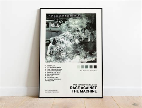 RATM - Rage Against the Machine Album Cover Poster | Architeg Prints