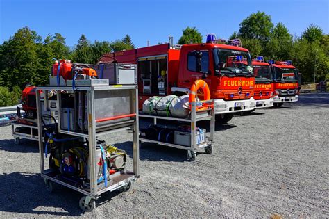 Feuerwehr auf dem Sommerfest der Vereine Feuerwehr Vettelschoß