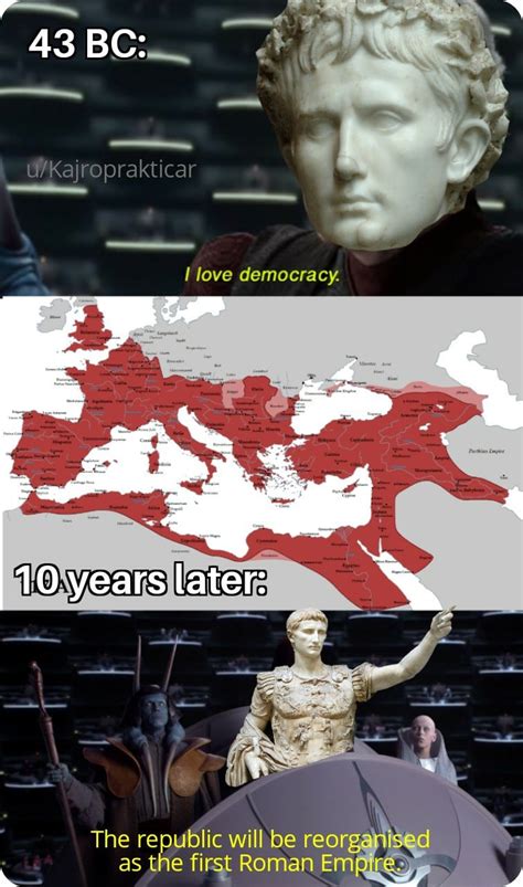 Oh, Augustus, what have you done? : r/HistoryMemes