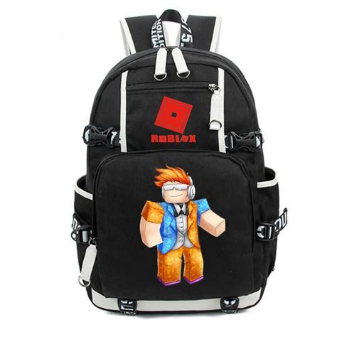 Wishot Roblox Game Multifunction Usb Charging Backpack For Kids