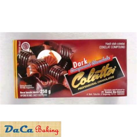 Colatta Colata Dark Chocolate Compound Dcc Coklat Leleh Blok Gr