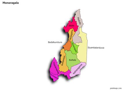 Mapas De Muestra Para Moneragala