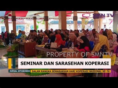 Diskoperindag Situbondo Gelar Seminar Dan Sarasehan Wujudkan Koperasi