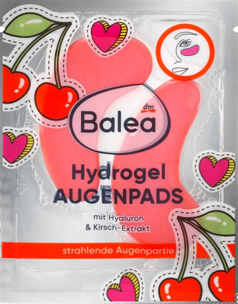 Balea Augenpads Hydrogel Neon Mit Kirsch Extrakt 2 St Dauerhaft