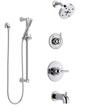 3-Setting Diverter Shower Systems with 2 Spray Outlet Groups