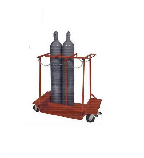 Mild Steel Gas Cylinder Trolley At Rs In Ahmedabad Id