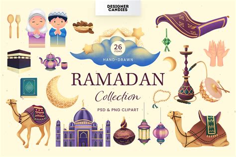 Ramadan Clipart Illustrations [PNG Clipart, Photoshop PSD] - DesignerCandies