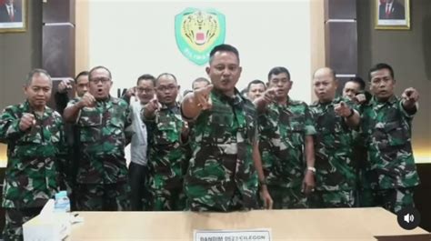 Tak Terima Tni Disebut Gerombolan Dan Atasannya Tidak Akur Dandim