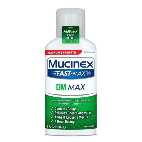 Mucinexdm Max Liquid Cough And Cold Medicine For Adults Cold