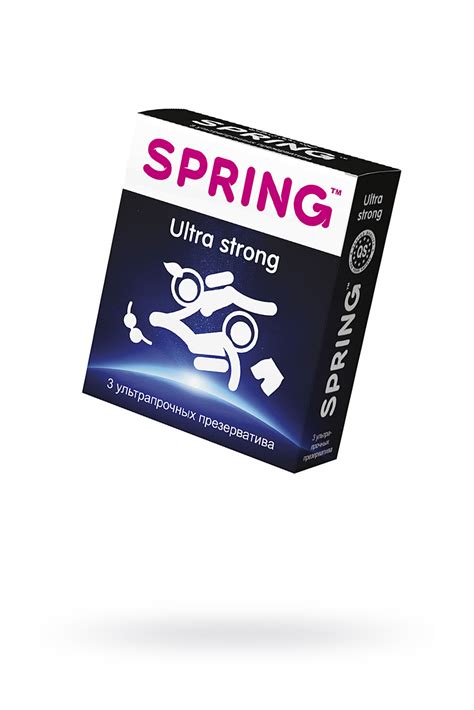 Ультрапрочные презервативы Spring Ultra Strong для самых бурных интимных игр в том числе