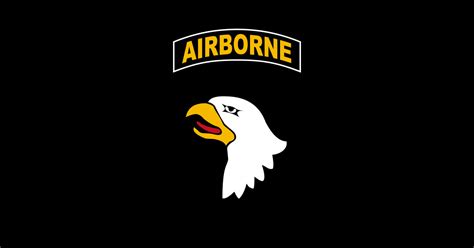 101st Airborne Division Insignia Airborne Sticker Teepublic