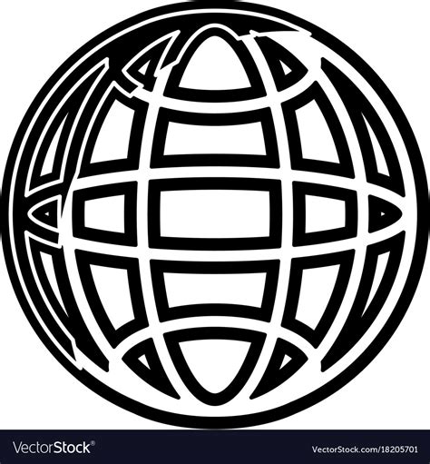 Global Planet Royalty Free Vector Image Vectorstock