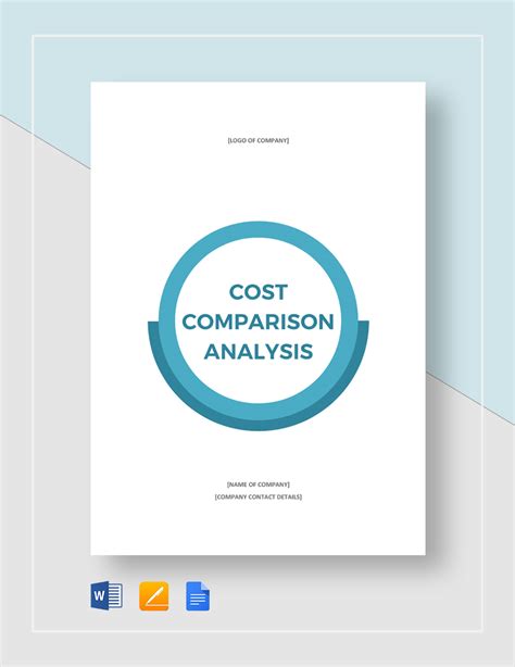 Cost Analysis Report Template - Google Docs, Word, Apple Pages ...