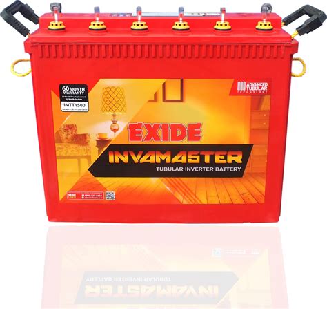 exide imtt ah tall tubular battery  month warranty