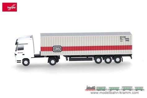 Modellbahn Kramm Herpa Mb Actros Container Sattelzug