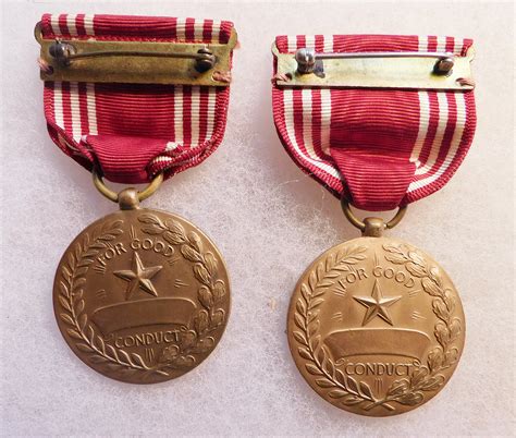 Wwii Lot Of 2 Army Good Conduct Medals Etsy