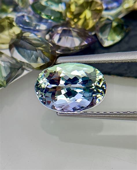 Mermaid Tanzanite Zoisite Unheated Tanzanite 1 92 Cts 9x6 Mm Oval Cut