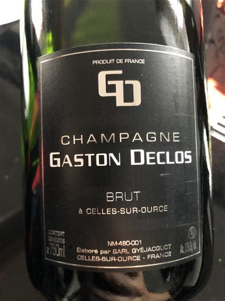 Nv Gaston Declos France Cellartracker