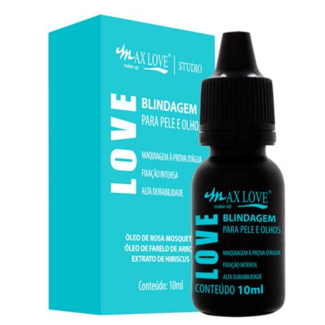 Blindagem Para Pele E Olhos Love 10ml Max Love Atacado Make Virtual