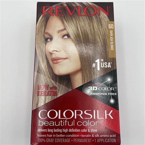 Revlon Colorsilk Beautiful Permanent Color Dark Ash Blonde Pack Of