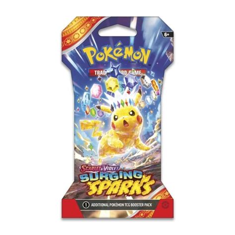 Pokémon TCG Scarlet Violet Surging Sparks Sleeved Booster Pack 10