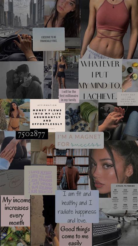 Vision Board Vision Board Ideen Motivationsbilder Vision Board