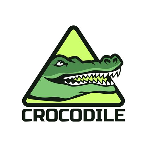 Alligator Krokodil Logo 345298 Vektor Kunst Bei Vecteezy