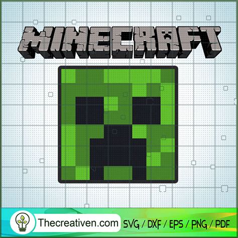 The Creativen — Minecraft Logo SVG, Minecraft SVG, Gamer SVG