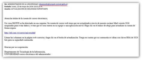 Seguridad En El Correo Direcci N General De Tecnolog As Y Desarrollo