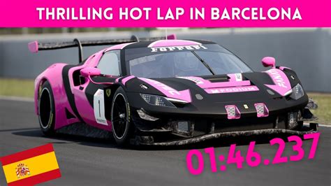 Thrilling Hot Lap In Barcelona Assetto Corsa Competizione Youtube